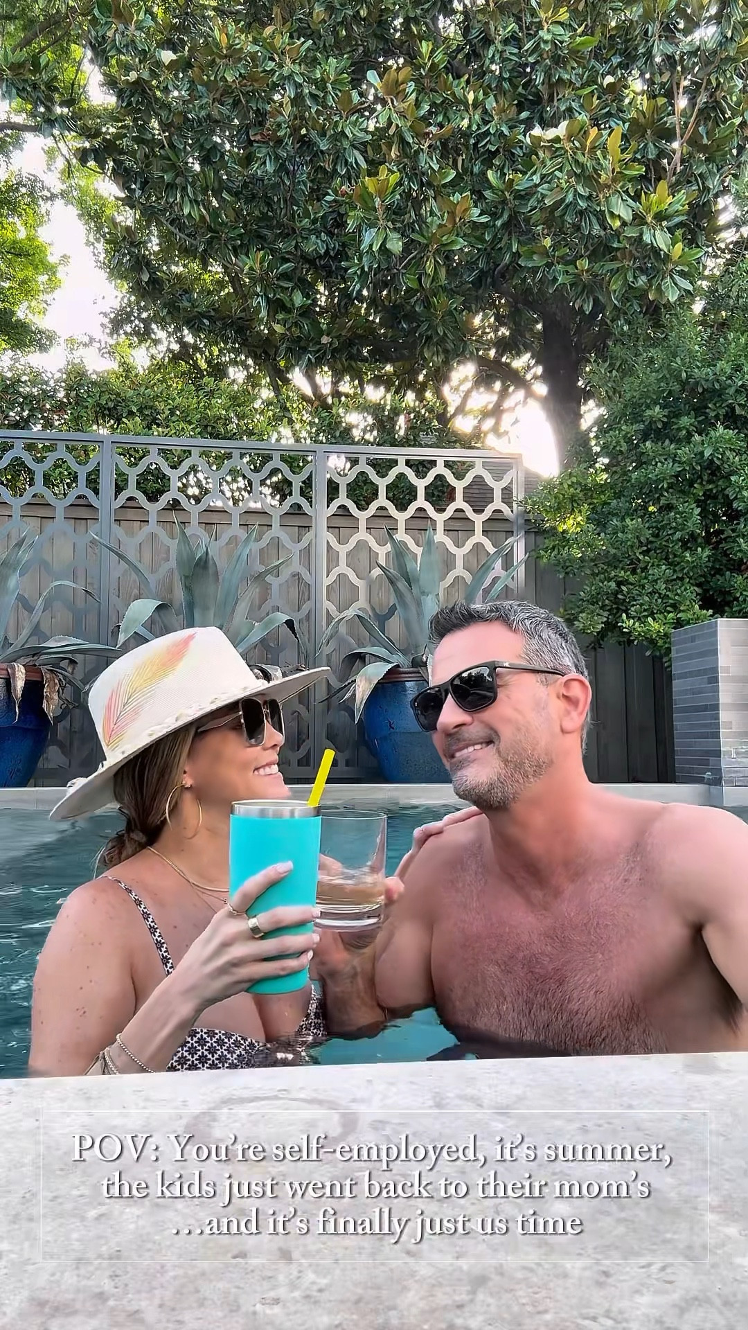 POV: You’re self-employed, it’s summer, the kids just went back to their mom’s, and it’s finally just us time. 💛☀️💛

#LTKHome #LTKSummerEdit #LTKFamily