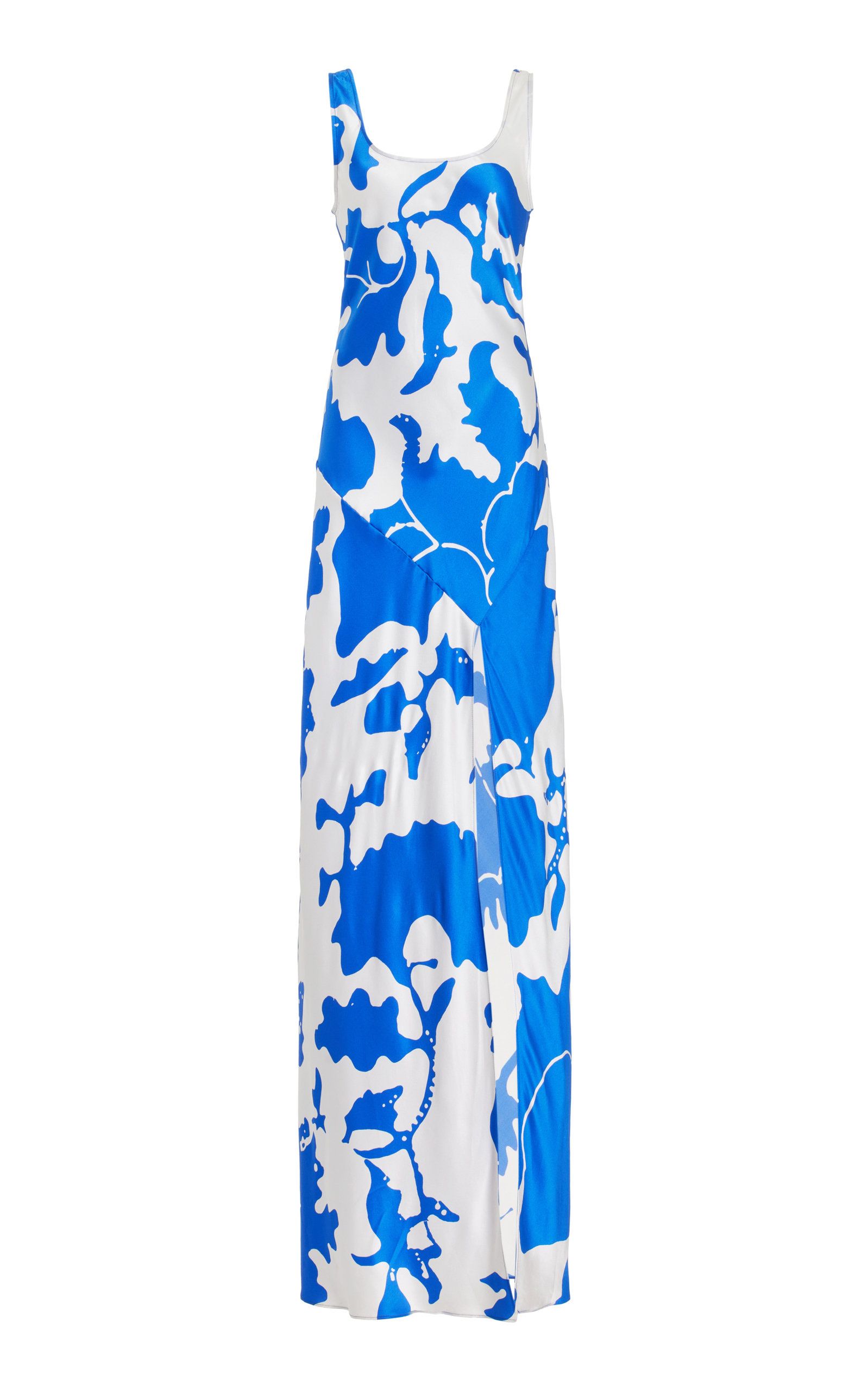 SIR - Women's Esme Silk Maxi Dress - Blue - 1 - Moda Operandi | Moda Operandi (Global)