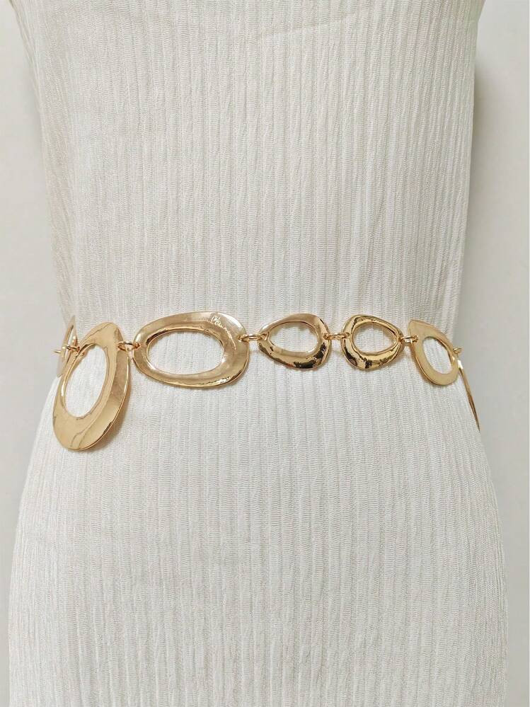 1pc Women's Bohemian Exaggerated Metal Style Belt | SHEIN