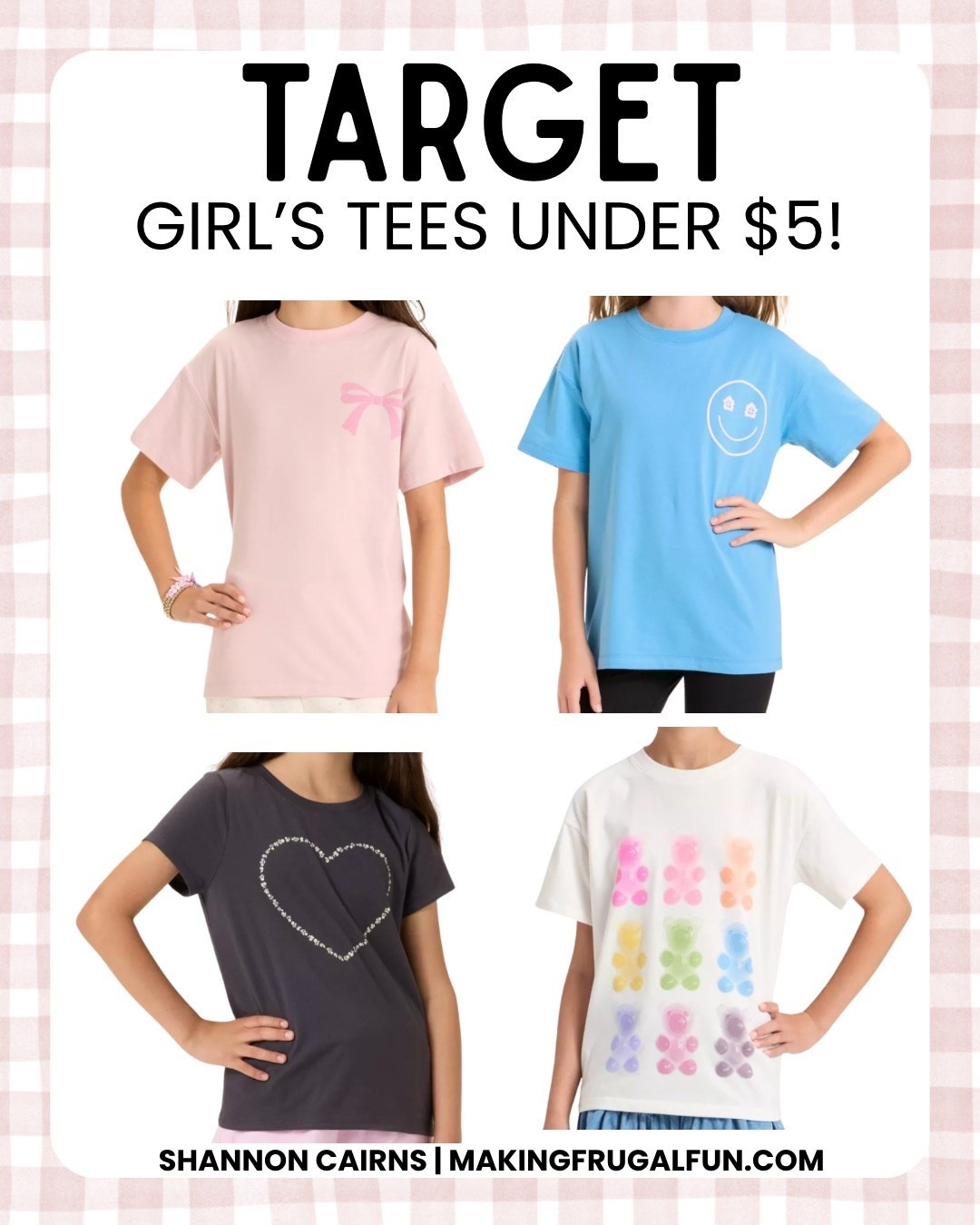 25% off kids clothing at Target today, plus 30% off kids and toddler shoes!

There are so many cute and fun tees for under $5, some under $4 🤯

#backtoschool #targetdeals

#LTKKids #LTKFamily #LTKSaleAlert