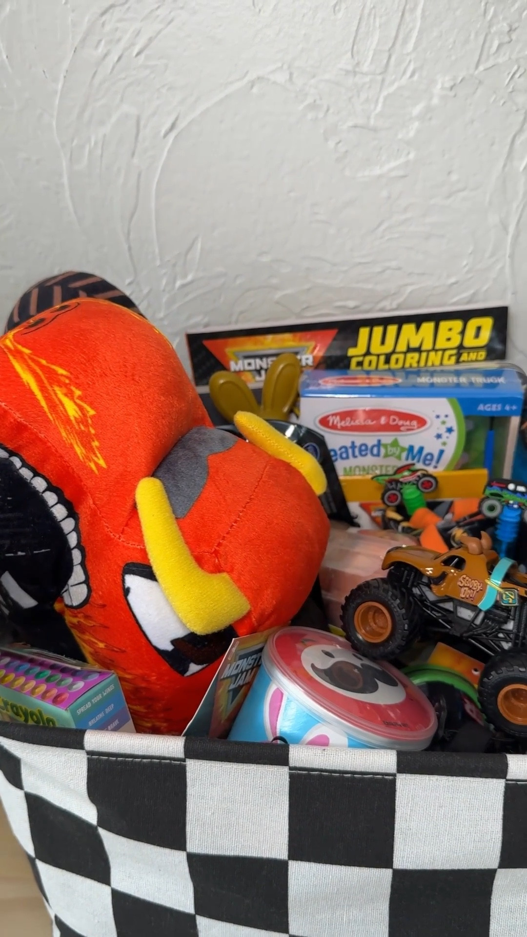 Monster Jam Easter basket