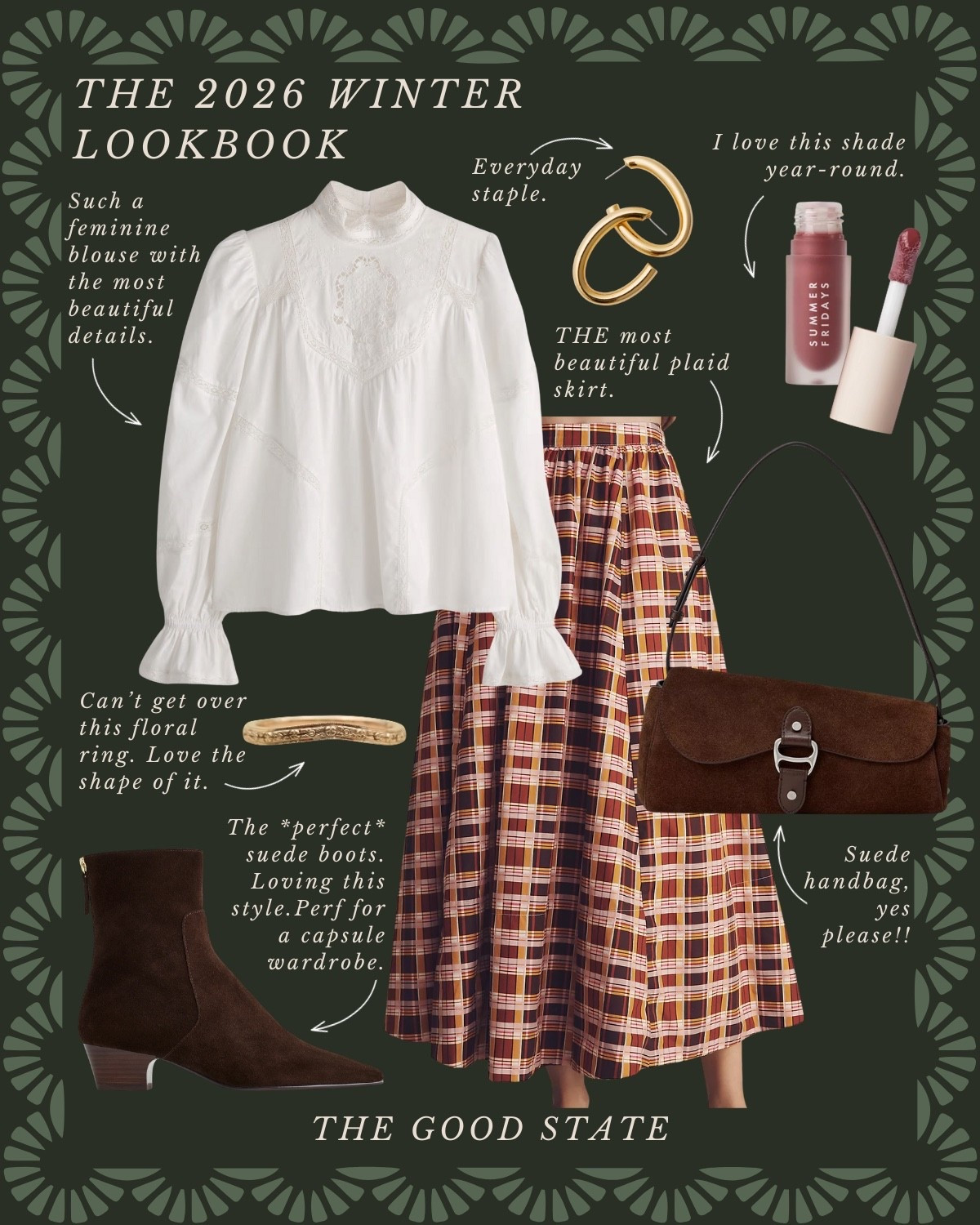 This is for the girlies who live for the magic that comes with the first snowfall—who can smell snow coming, just like Lorelei Gilmore. For the ones dreaming of Christmas in New York City— sipping cocoa at The Plaza, ice skating under the Rockefeller tree, and strolling down Fifth Ave with twinkling city lights overhead. The ones who live for that Home Alone 2 or Serendipity kind of magic. This is for the ones already decking the halls, planning Christmas parties and shopping for outfits for all their upcoming holiday festivities and cozy ski trips. For the Ralph Lauren lovers bundling up in all the plaid scarves, fur coats and riding boots. This is for the ones who are loving a good leopard moment and who aren’t afraid of pops of color to brighten the cold, rainy days. For the ladies finding every reason to wear red lipstick and earmuffs. This collection is for the ladies who can never have too many Fair Isle sweaters, cashmere layers and wool mittens. This is for the ones embracing all festive goodness and warm at-home moments the season has to offer.

#slowliving #romantizeyourlife #90sera #90style #90saesthetic #ralphlauren  #preppyfashion  #ralphlauren #ivyleague #ralphlaurenchristmas #winterfashion #winterstyle #nyc #christmasinnewyork #winteroutfits #classicstyle #holidayoutfit #nyeoutfit #ootd #giftsforher




#LTKSaleAlert #LTKActive #LTKootd