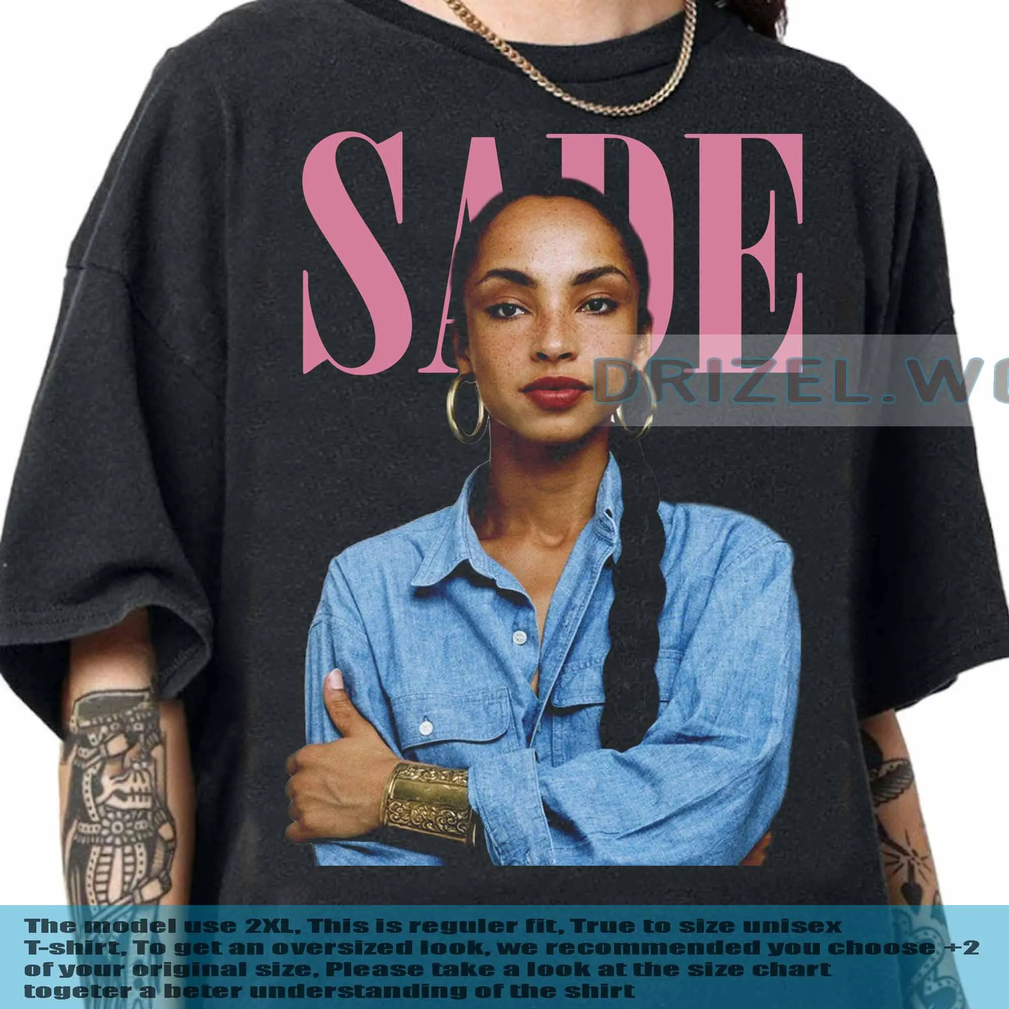 New Vintage Sade Shirt, Sade 90s Grapic Tee, Trends gift Tshirt, Gift for Women and Men Unisex Tee | Etsy (Global)