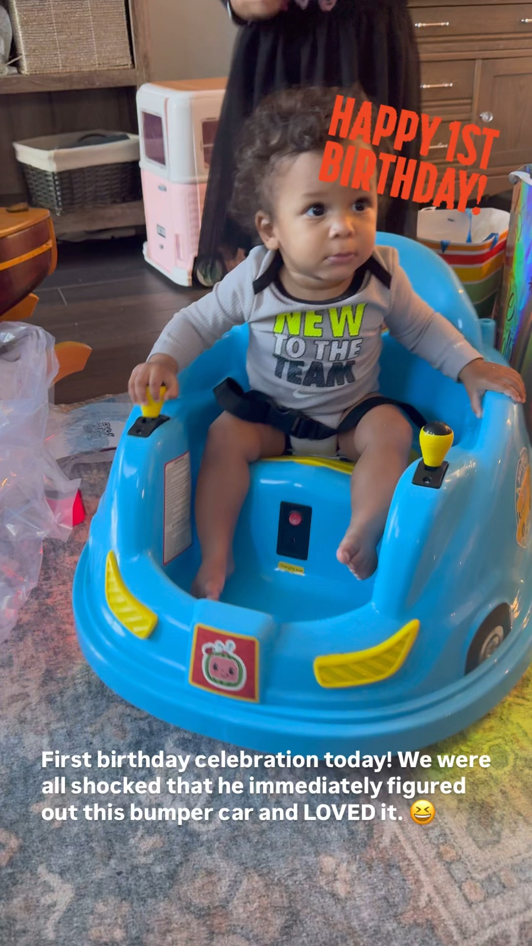 First birthday success!! Such a fun bumper car and easy enough for our 1 year old to get it on the 1st try! 

#LTKKids #LTKFamily #LTKBaby