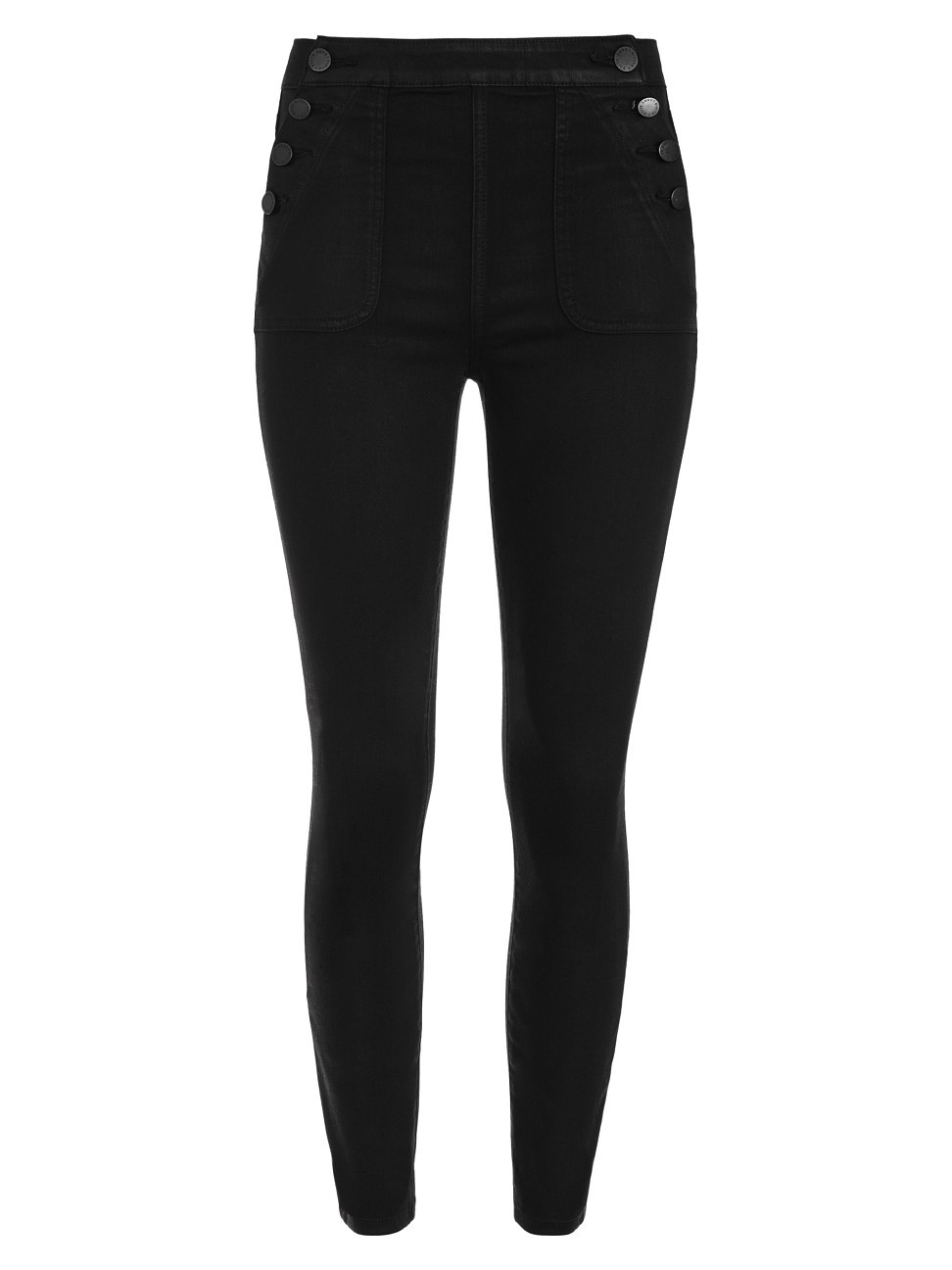 Alice + Olivia Women's Donald Coated Skinny Pants - Black - Size 25 | Saks Fifth Avenue