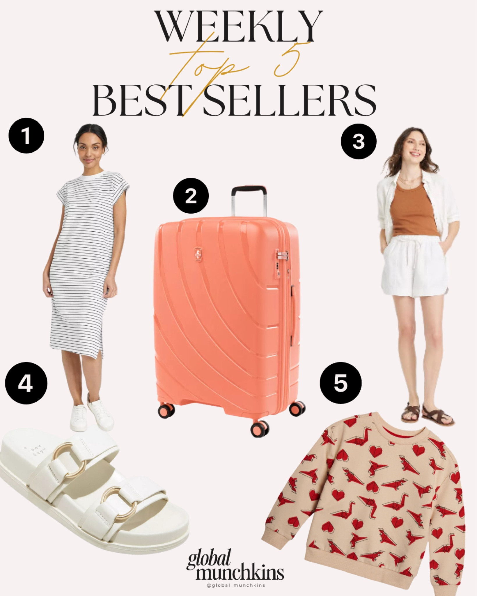 Last weeks top 5 best sellers! 

#LTKstyletip #LTKtravel #LTKfamily