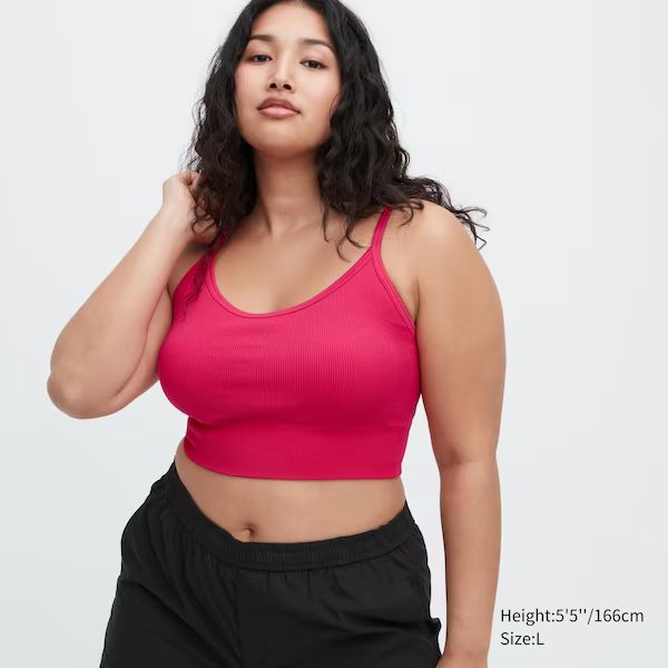 Seamless Half Bra Camisole | UNIQLO (US)