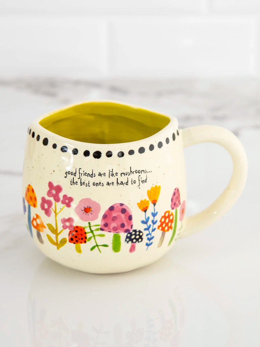 Artisan Mushroom Mug - Good Friends | Natural Life