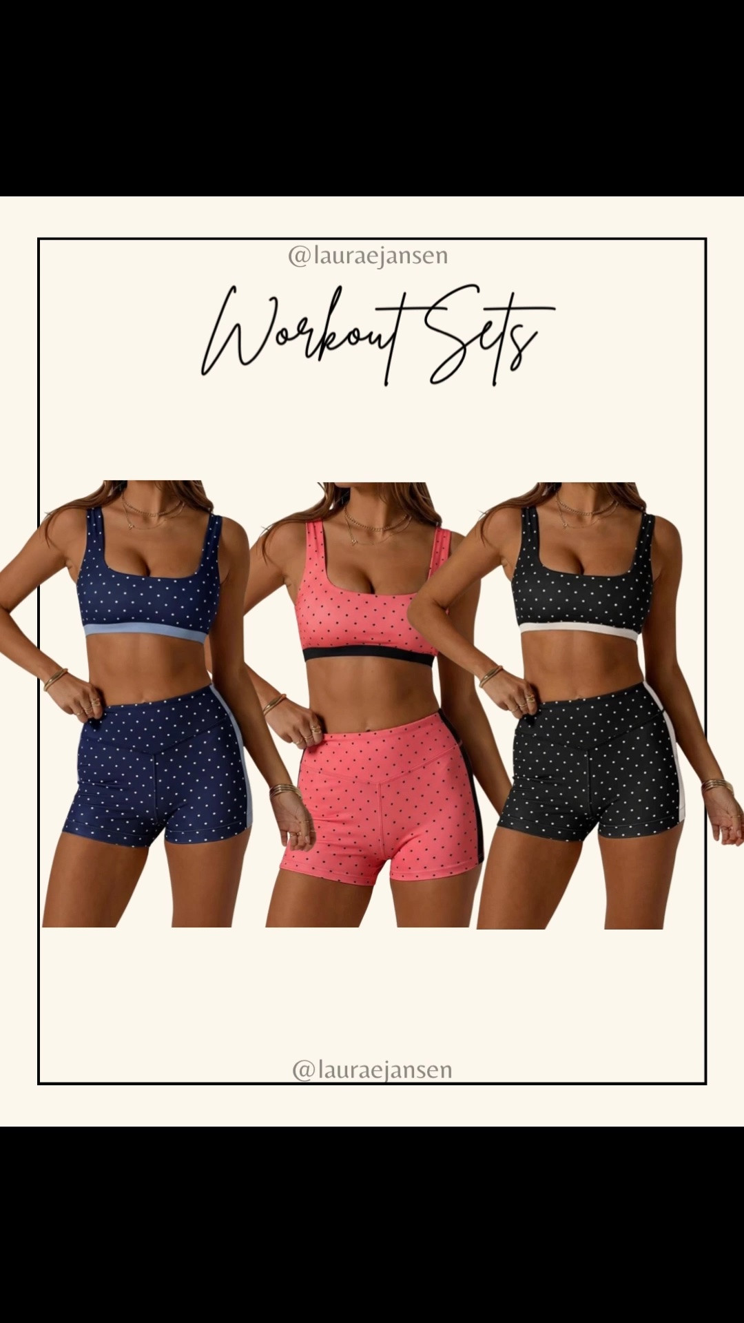 Polka dot workout set

#LTKActive #LTKfitnessgoals