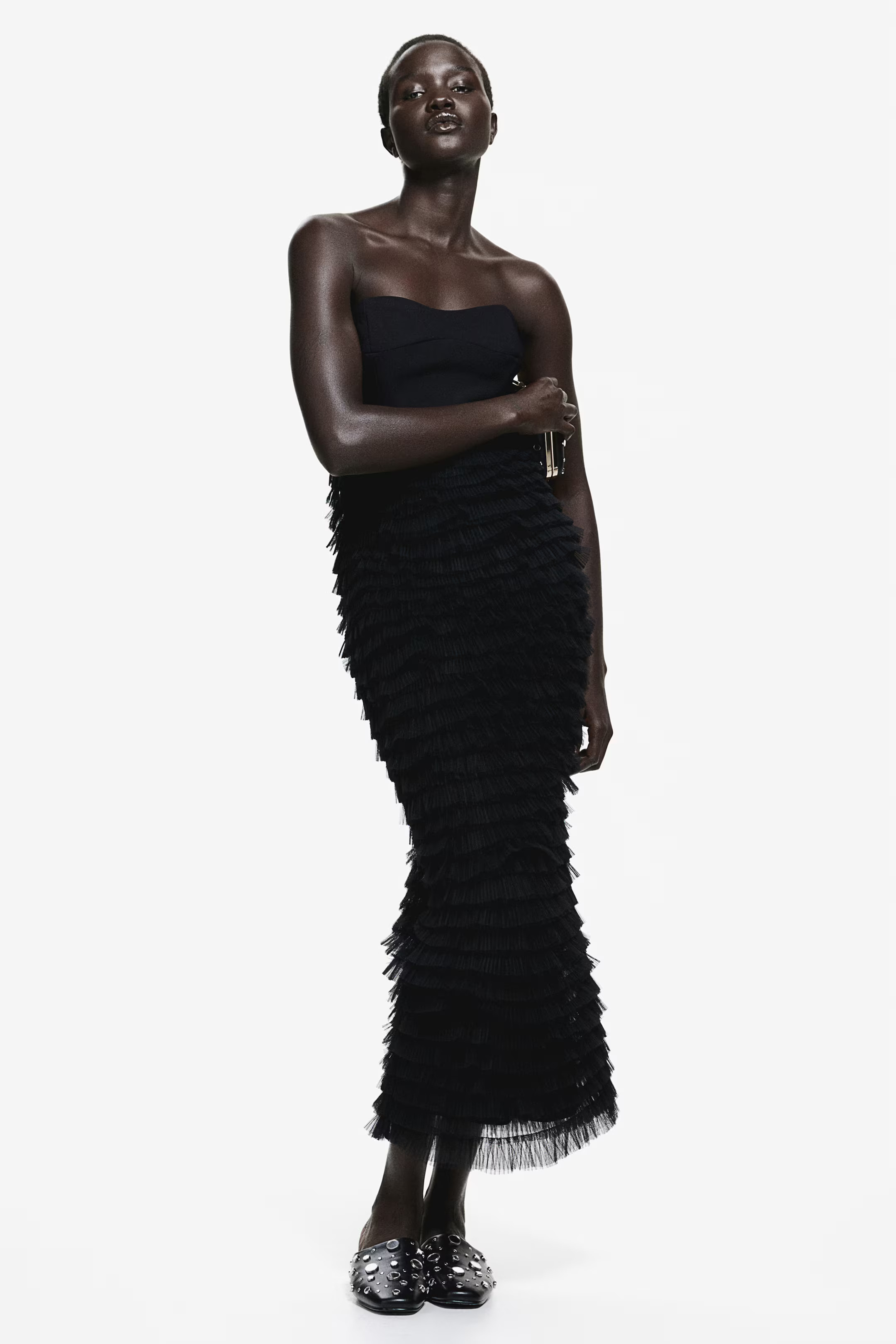 Tulle-skirt bandeau dress | H&M (UK, MY, IN, SG, PH, TW, HK)