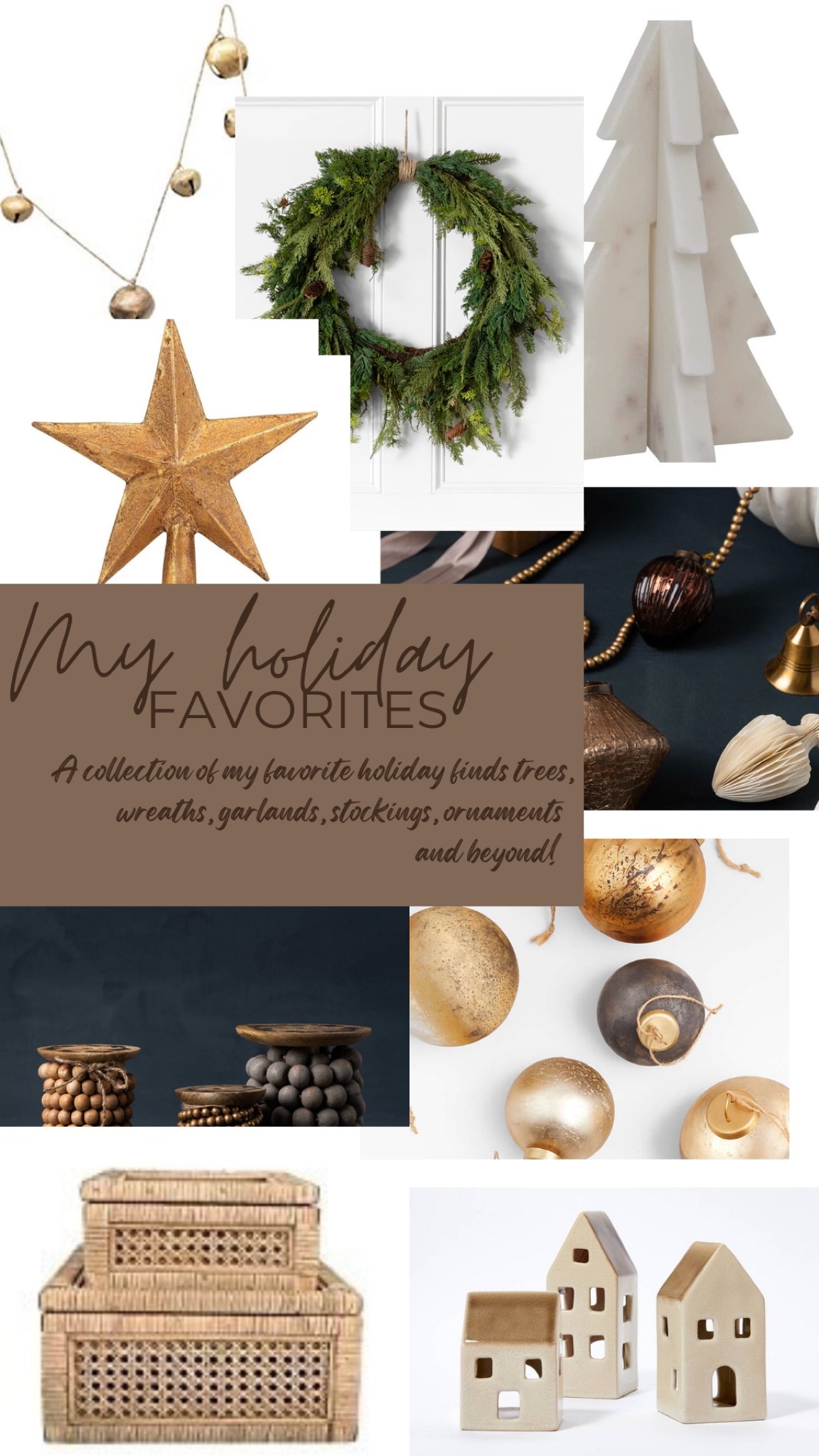 A collection of all my holiday favorite must haves. 
Trees, wreaths, garlands, tree toppers, bells and ornaments 
#LTKHoliday 

#LTKhome #LTKstyletip #LTKSeasonal