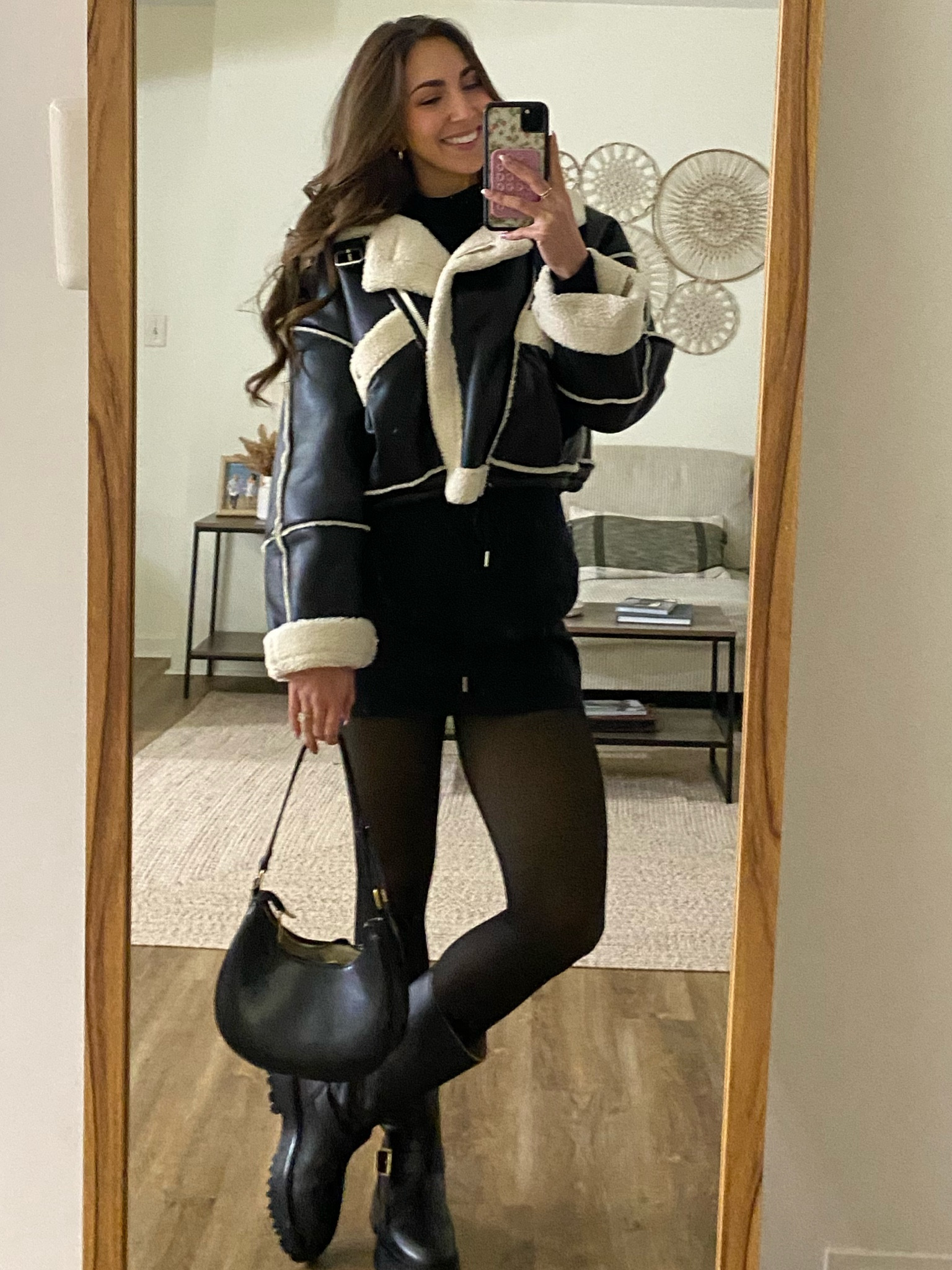 Winter date night outfit! Wearing the viral fleece tights and LOVE them!!😍

#LTKStyleTip #LTKSeasonal