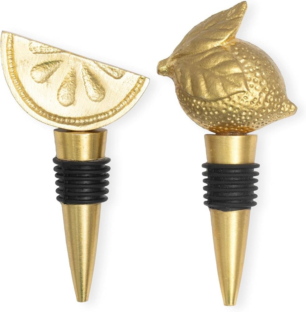 Folkulture Wine Stopper or Wine Stoppers for Wine Bottles, Set of 2, Wine Accessories for Housewa... | Amazon (US)
