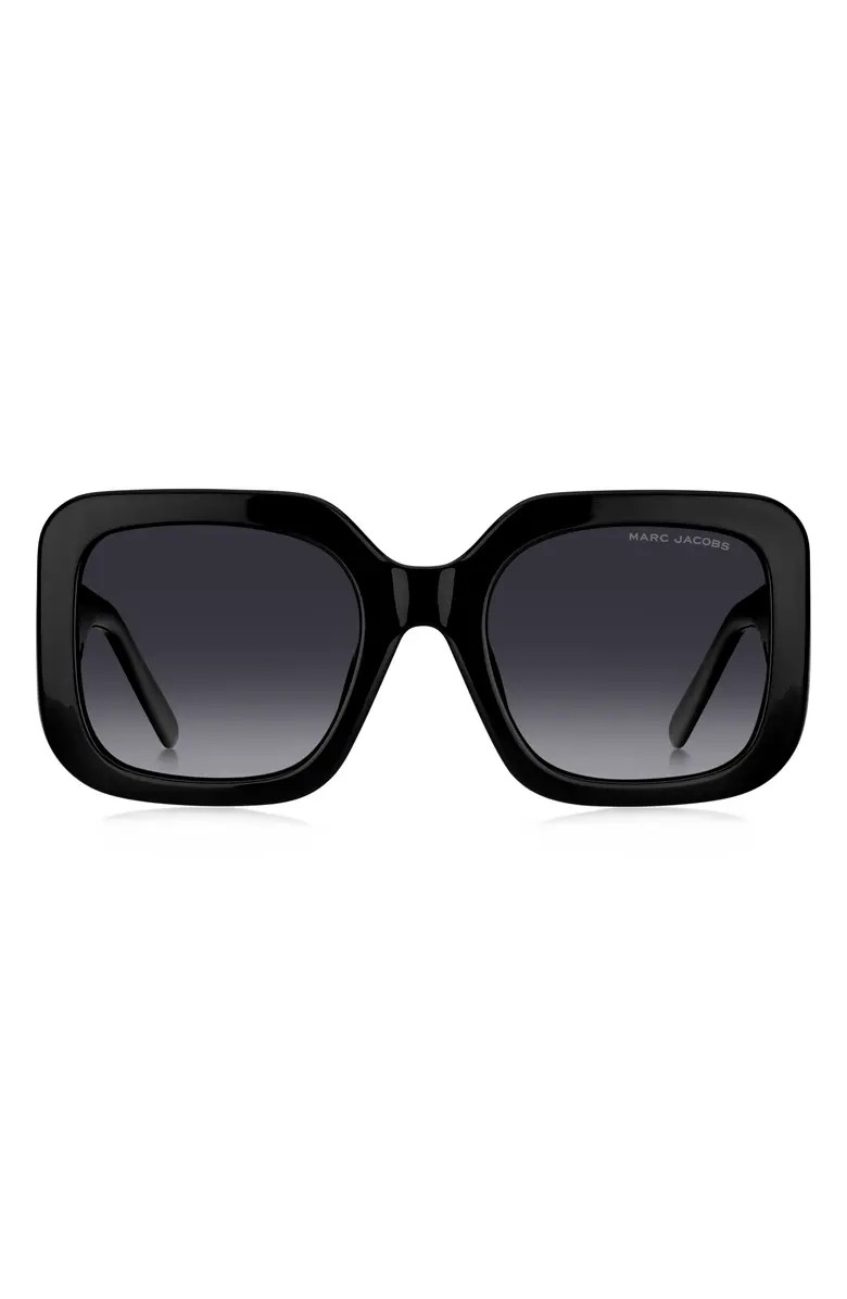 53mm Gradient Polarized Square Sunglasses | Nordstrom