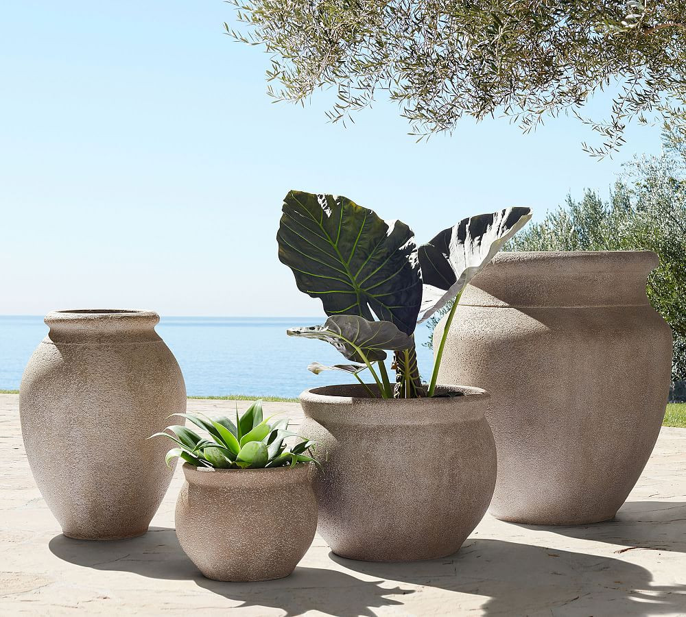 Azina Outdoor Planters | Pottery Barn (US)