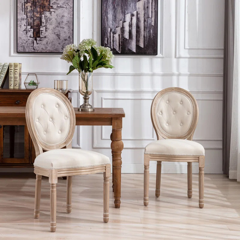 Cleek King Louis Back Side Chair (Set of 2) | Wayfair North America