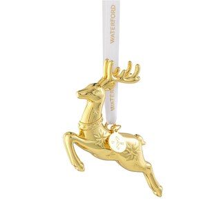 Reindeer Golden Ornament | Waterford | Waterford