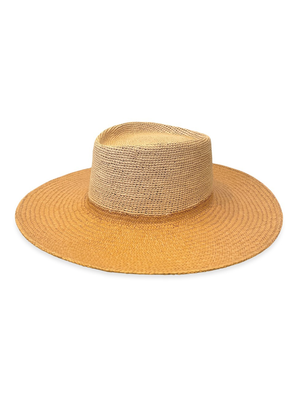 Women's Anemone Straw Panama Hat - Butterscotch - Size Small | Saks Fifth Avenue