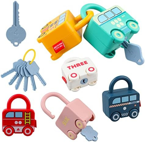 Amazon.com: Montessori Educational Toys Learning Games Busy Board - Toddler Car Activities - Baby... | Amazon (US)