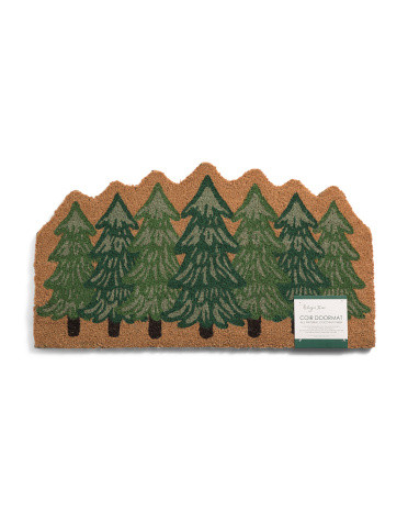 20x36 Figural Trees Doormat | TJ Maxx