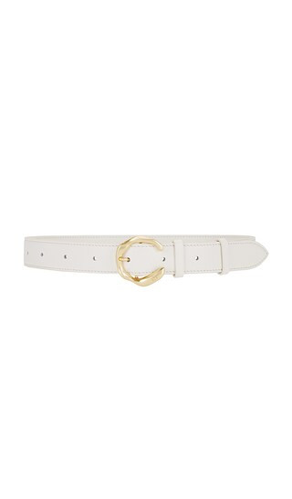 Caldeira Leather Belt in Ivory | Revolve Clothing (Global)
