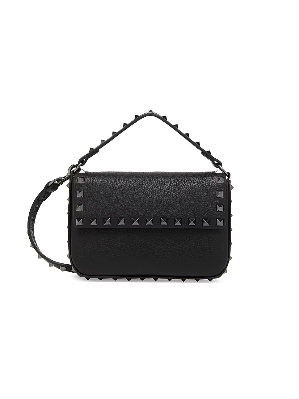 Rockstud Leather Shoulder Bag | Saks Fifth Avenue