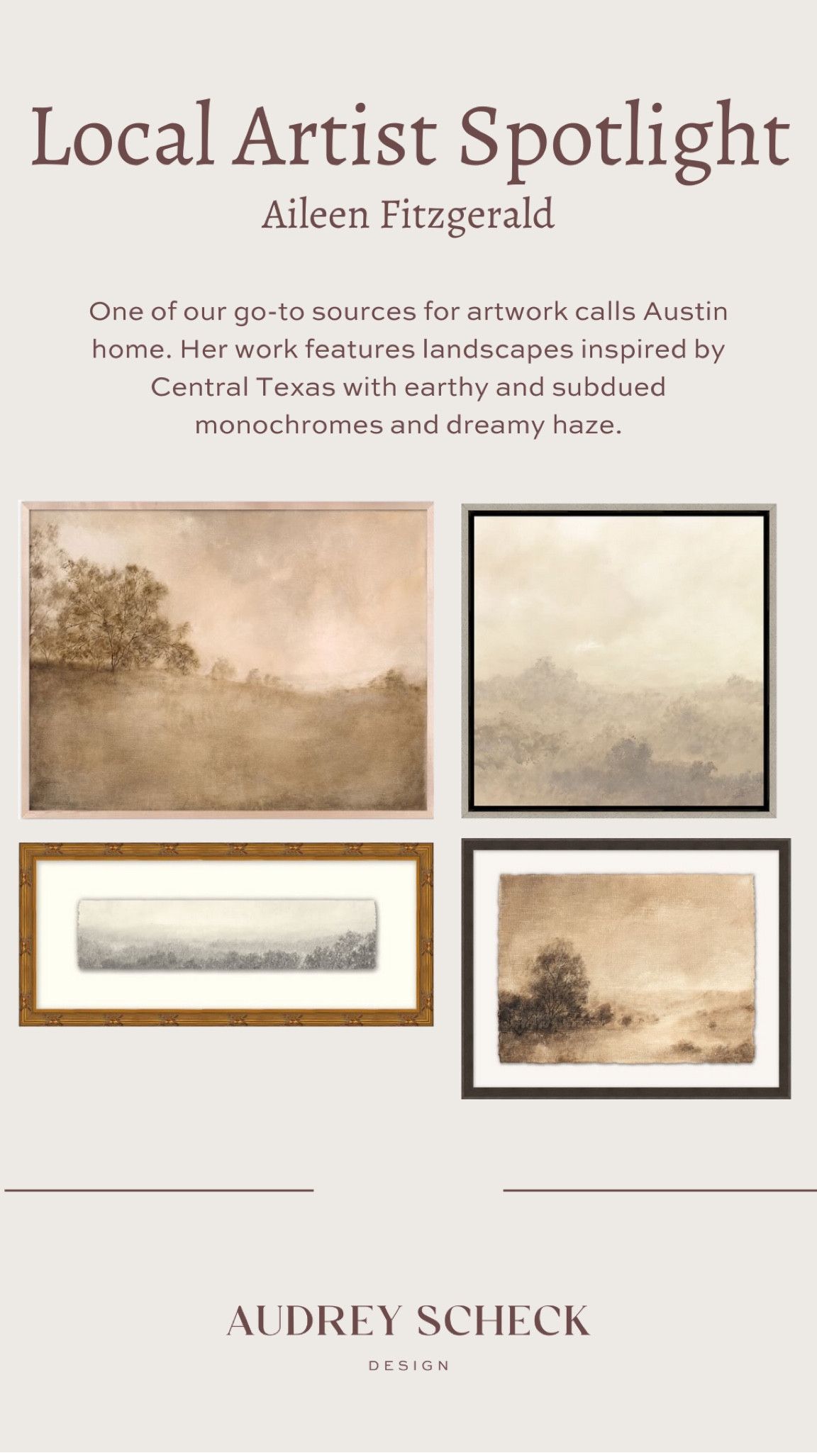 Artist Spotlight: Aileen Fitzgerald 

#LTKhome