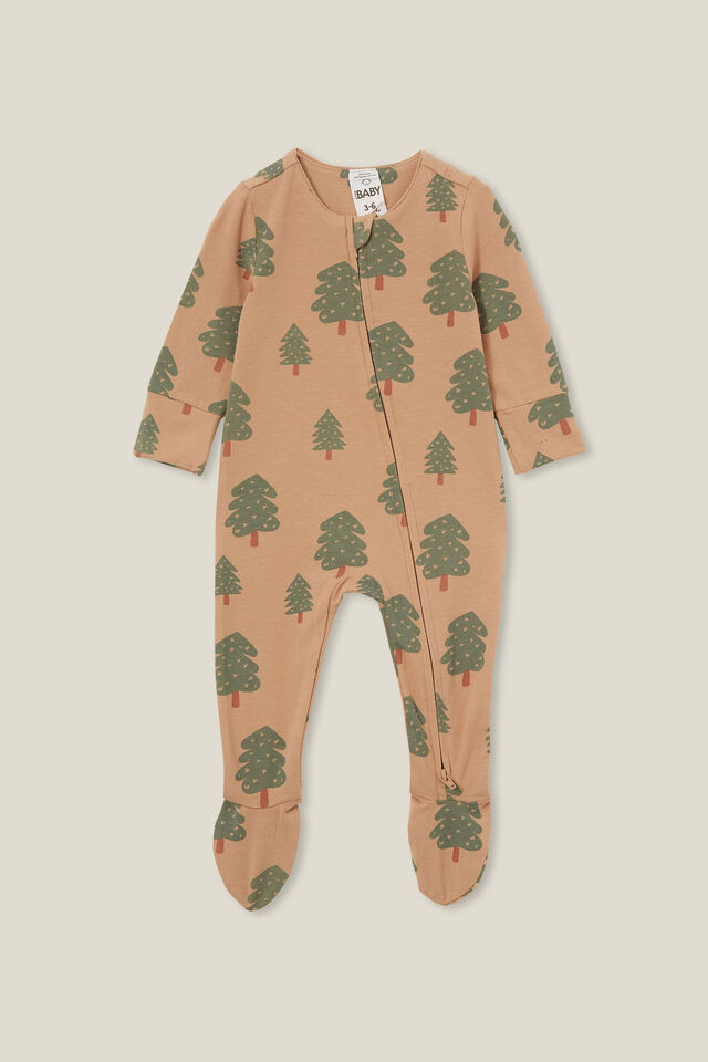 The Long Sleeve Zip Romper Usa | Cotton On (US)