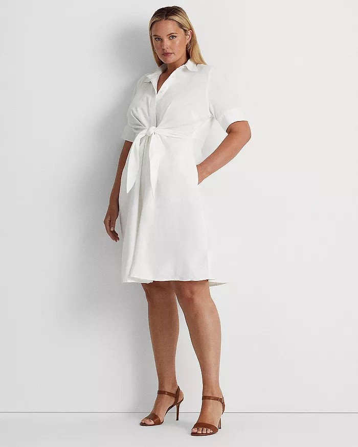 Plus Fit and Flare Shirt Dress | Bloomingdale's (US)