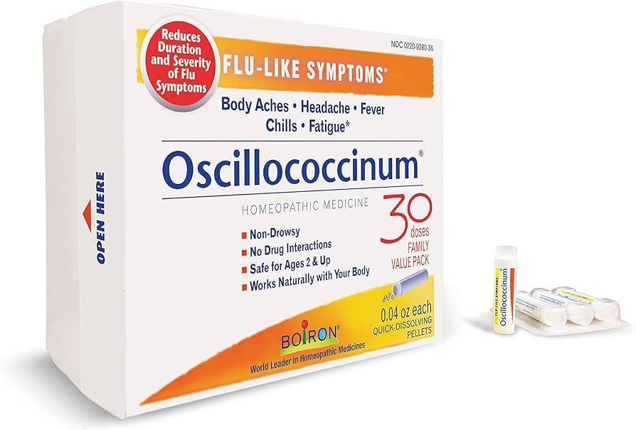 Boiron Oscillococcinum for Relief from Flu-Like Symptoms of Body Aches, Headache, Fever, Chills, ... | Amazon (US)