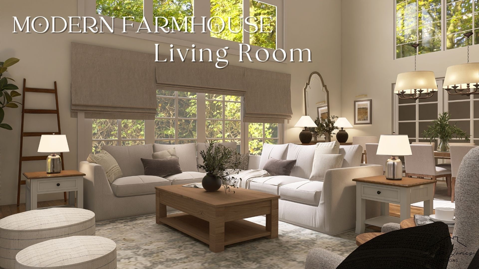 Designed by Jackie
Modern Farmhouse Living Room 

#LTKmomlife #LTKHoliday #LTKHome