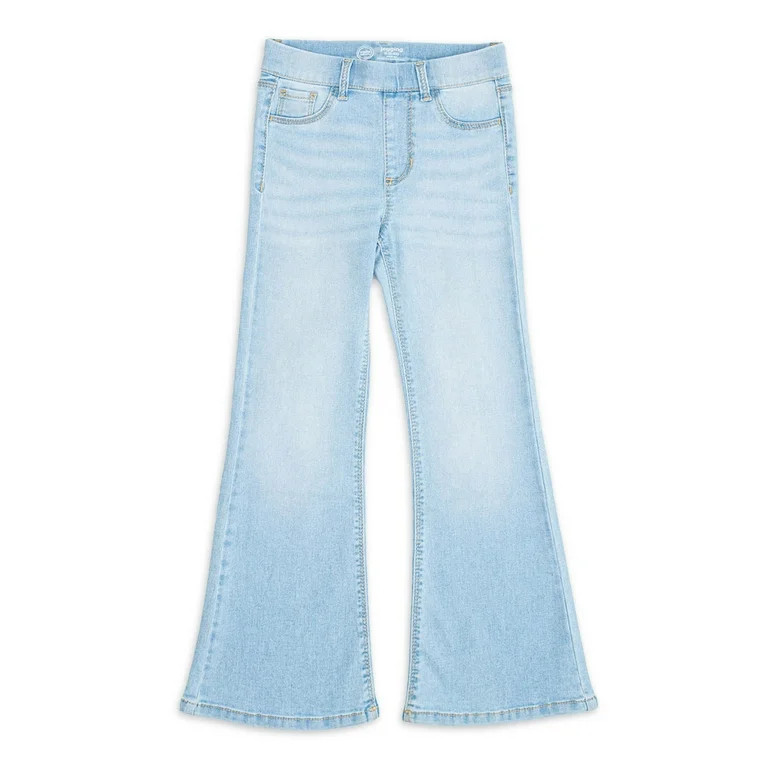 Wonder Nation Girls Pull On Flare Jeggings, Sizes 4-18 & Plus | Walmart (US)