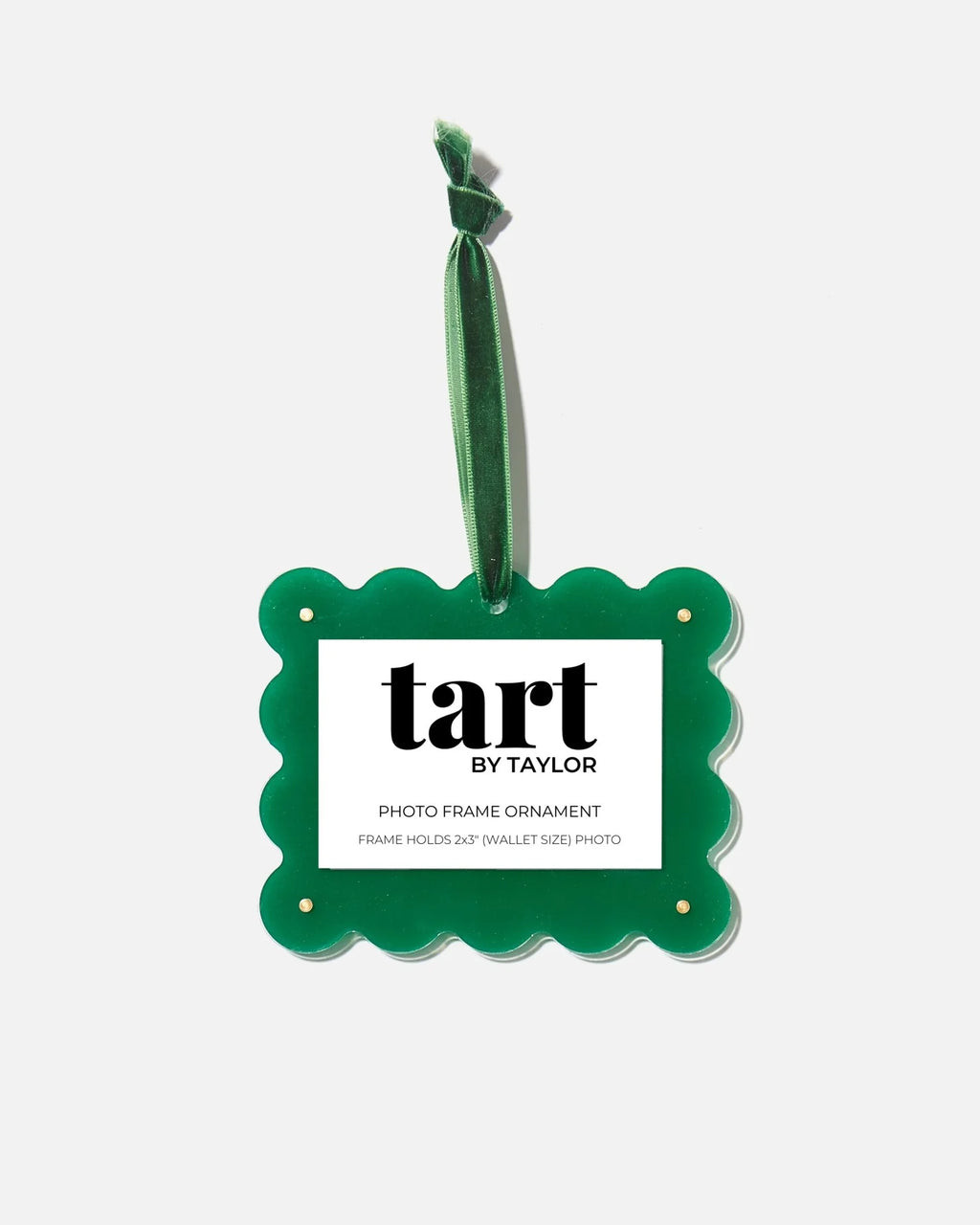 Green Acrylic Frame Ornament / Tart By Taylor | Ama La Vita