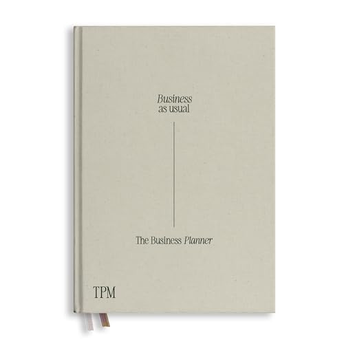 Hardback Productivity Planner | A5 Hardcover Undated Business Planner for Entrepreneurs | 3-Month Daily Planning, 384 Pages | Elevate Your Business Game Sustainably | Linen Dreams | Amazon (UK)