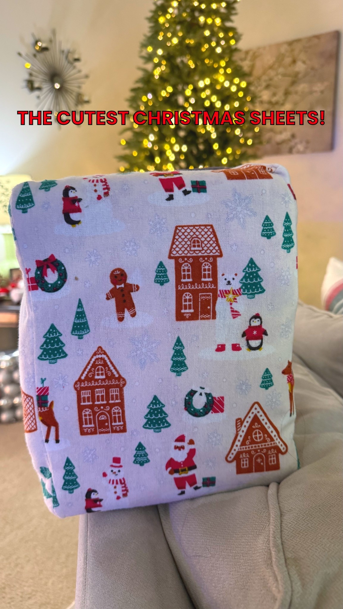 These are the cutest Christmas sheets with gingerbread men, gingerbread houses, Christmas trees and Santa! Plus they’re flannel; super warm and cozy. 

#LTKHome #LTKHoliday #LTKSeasonal