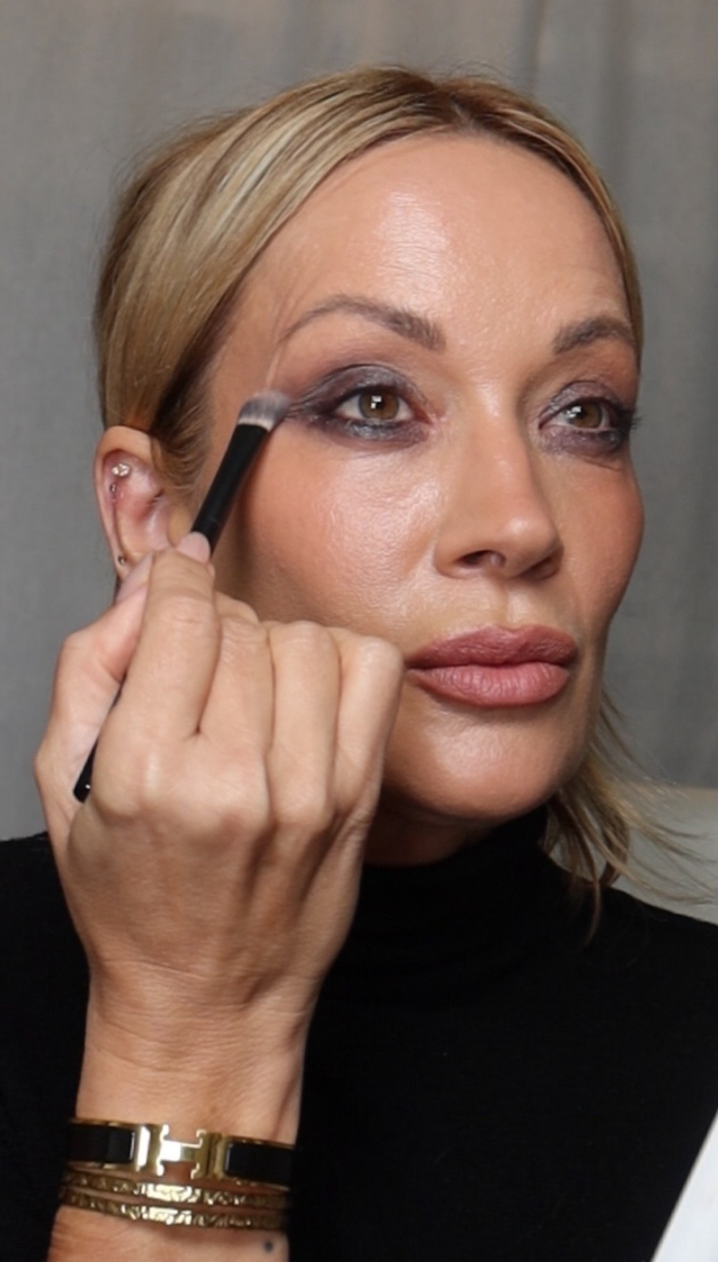 Cool toned Smokey eye. Cream shadow. Great for mature lids.. doesn’t emphasise dry skin. 12 hr wear.. making them suitable for dry watery eyes and hot flashes. I’m using Ilia in this shot however I highly recc these too. 

#LTKaustralia #LTKbeauty #LTKover50style