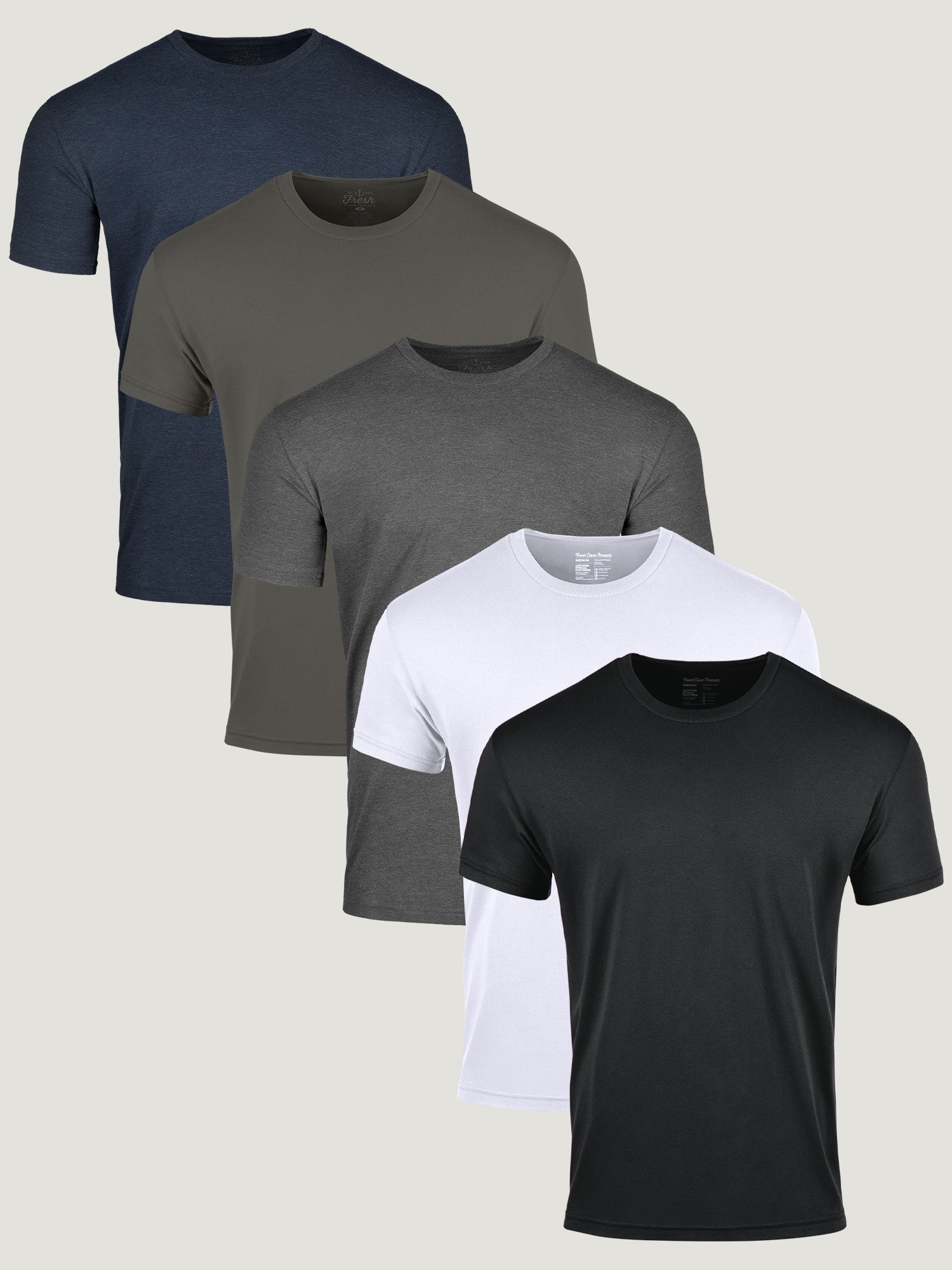 Winter Foundation Crew 5-Pack | Fresh Clean Tees
