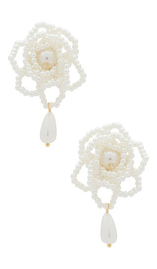 Liv Earrings in Pearl | Revolve Clothing (Global)