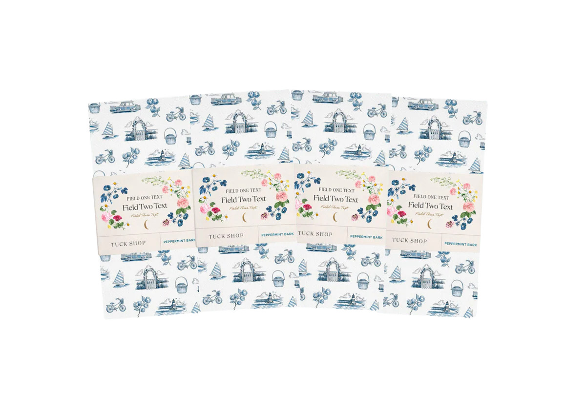 OTM Exclusive: Set of Personalized Nantucket Peppermint Bark Bars | Over The Moon