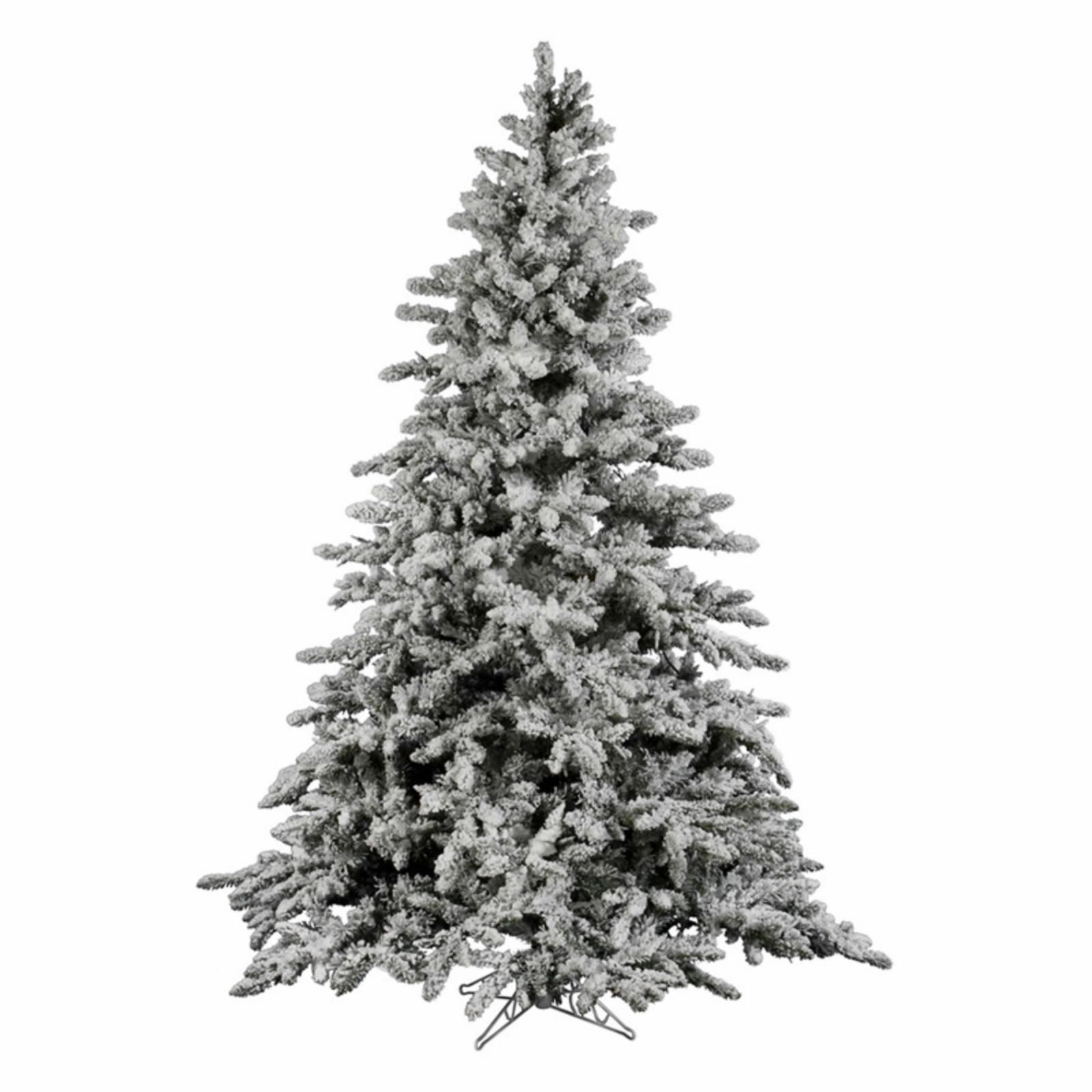 Vickerman 7.5 ft. Flocked Utica Fir Christmas Tree | Hayneedle