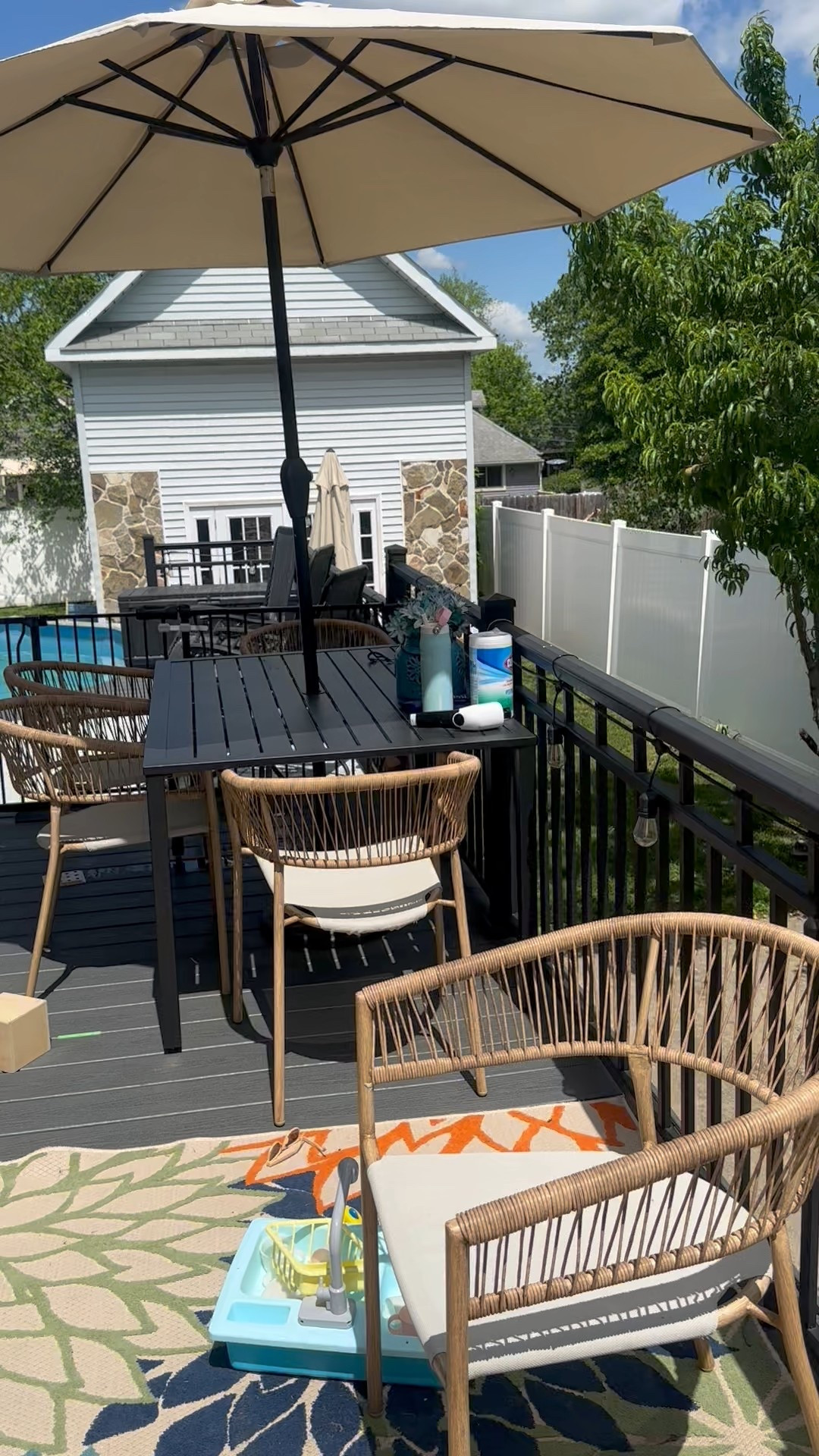 My summer deck set up!