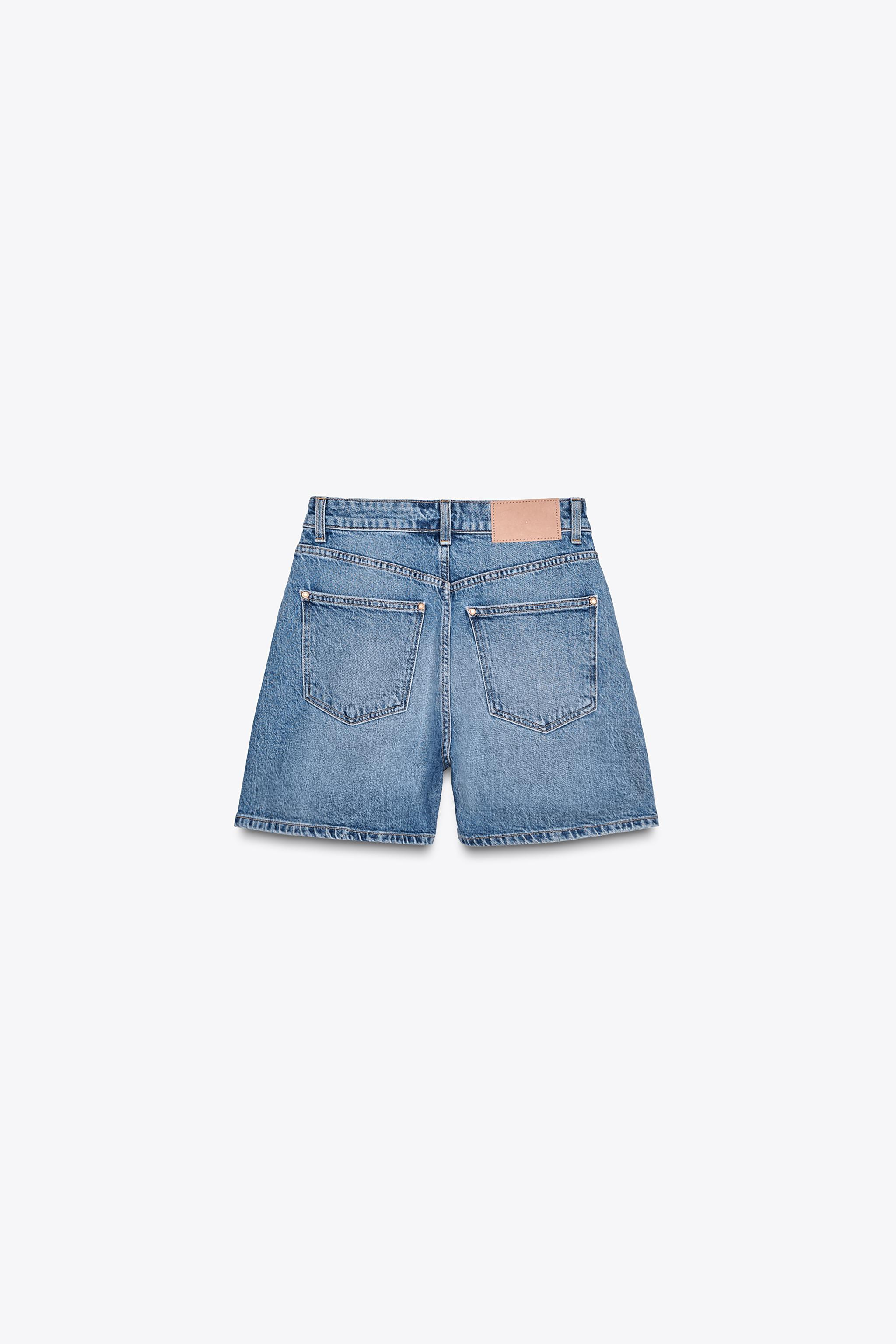 Z1975 HIGH-WAISTED MOM FIT SHORTS | Zara US