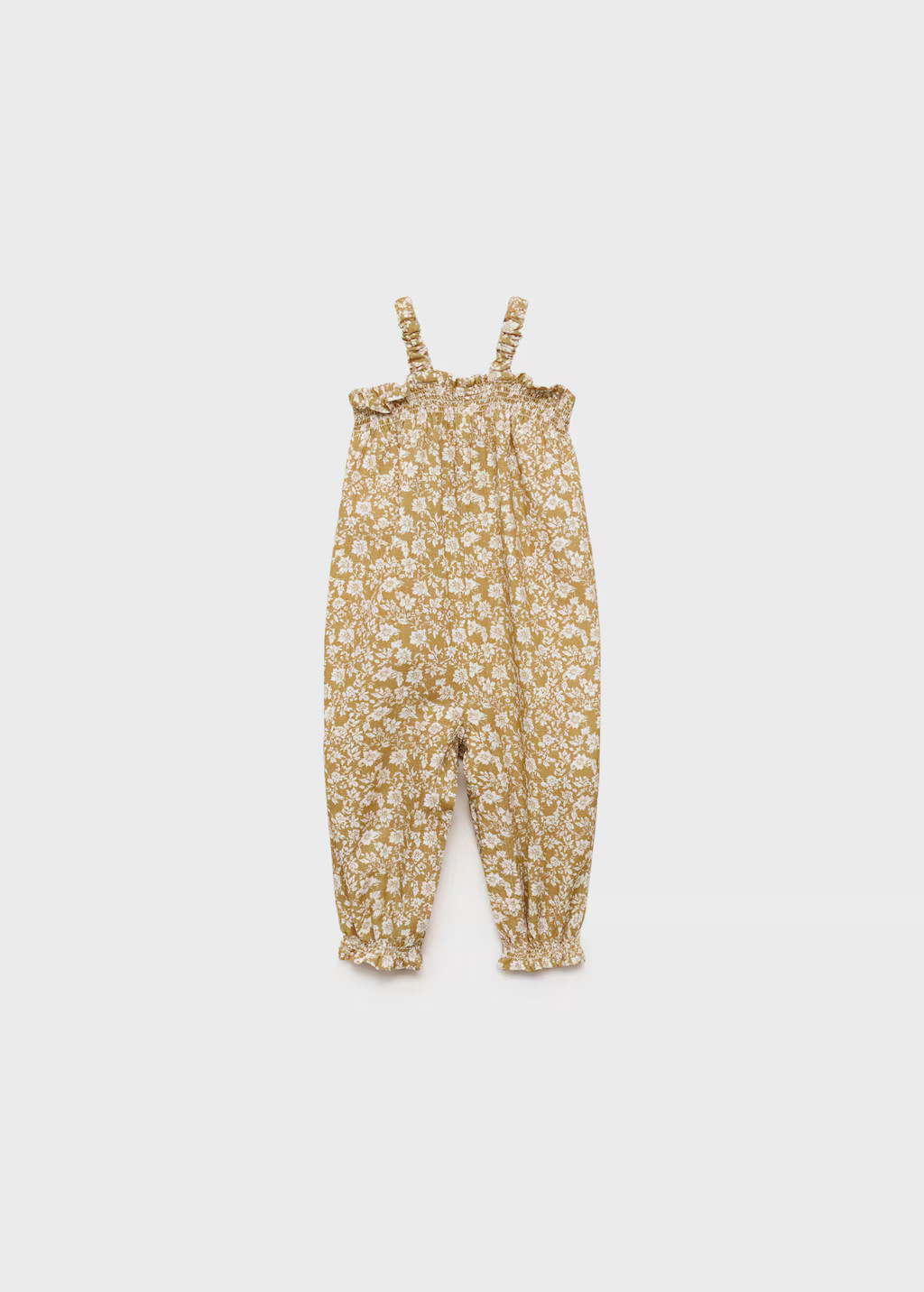 Printed cotton dungarees - Kids | MANGO USA | Mango (US/MX/AU)