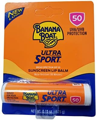 Banana Boat Sport Performance Sunscreen Lip Balm SPF 50 0.15 oz (Pack of 5) | Amazon (US)