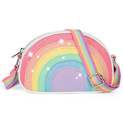 Generic Toddler Purse Little Girls Purse Cute Rainbow Shoulder Crossbody Bag | Target