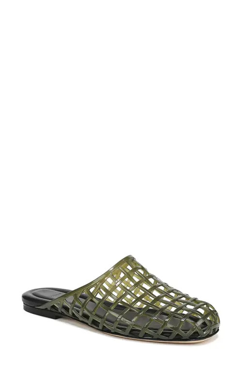 Vince Barcelona Jelly Cage Mule in Chive at Nordstrom, Size 7 | Nordstrom