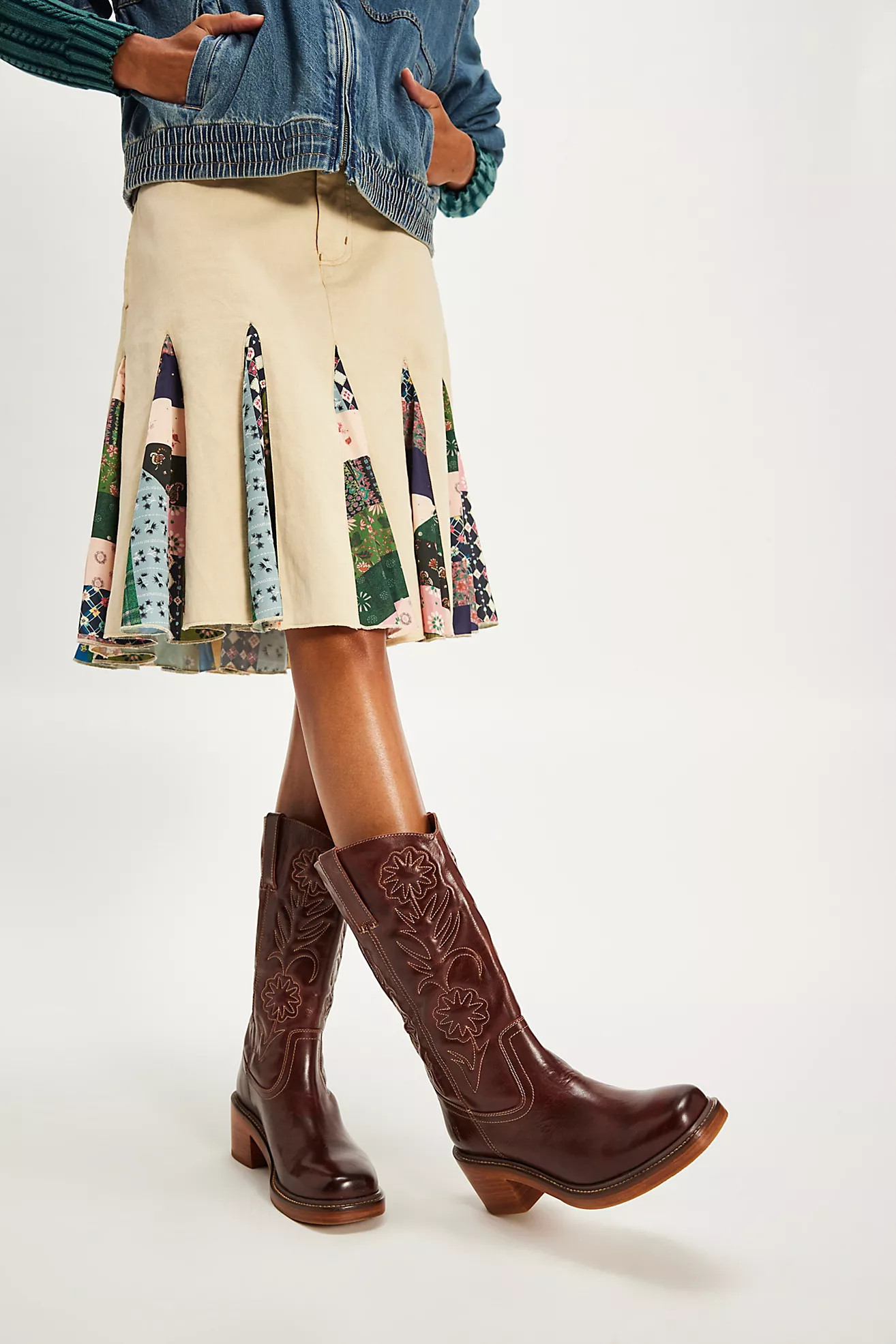 Frye Kate Deco Stich Boots | Free People (Global - UK&FR Excluded)