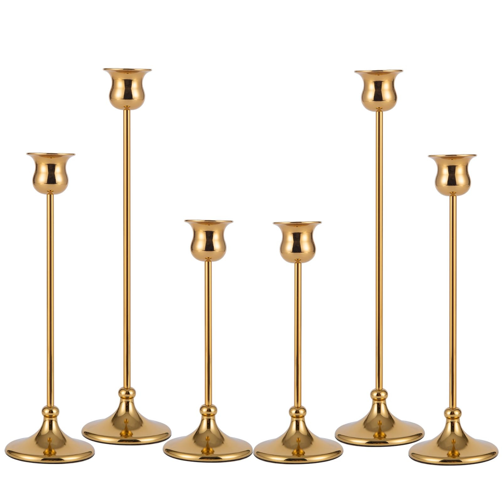 Taper Candle Holder Tall Vintage Metal Candlestick Holders Candle Stick Candelabra for Halloween ... | Amazon (US)