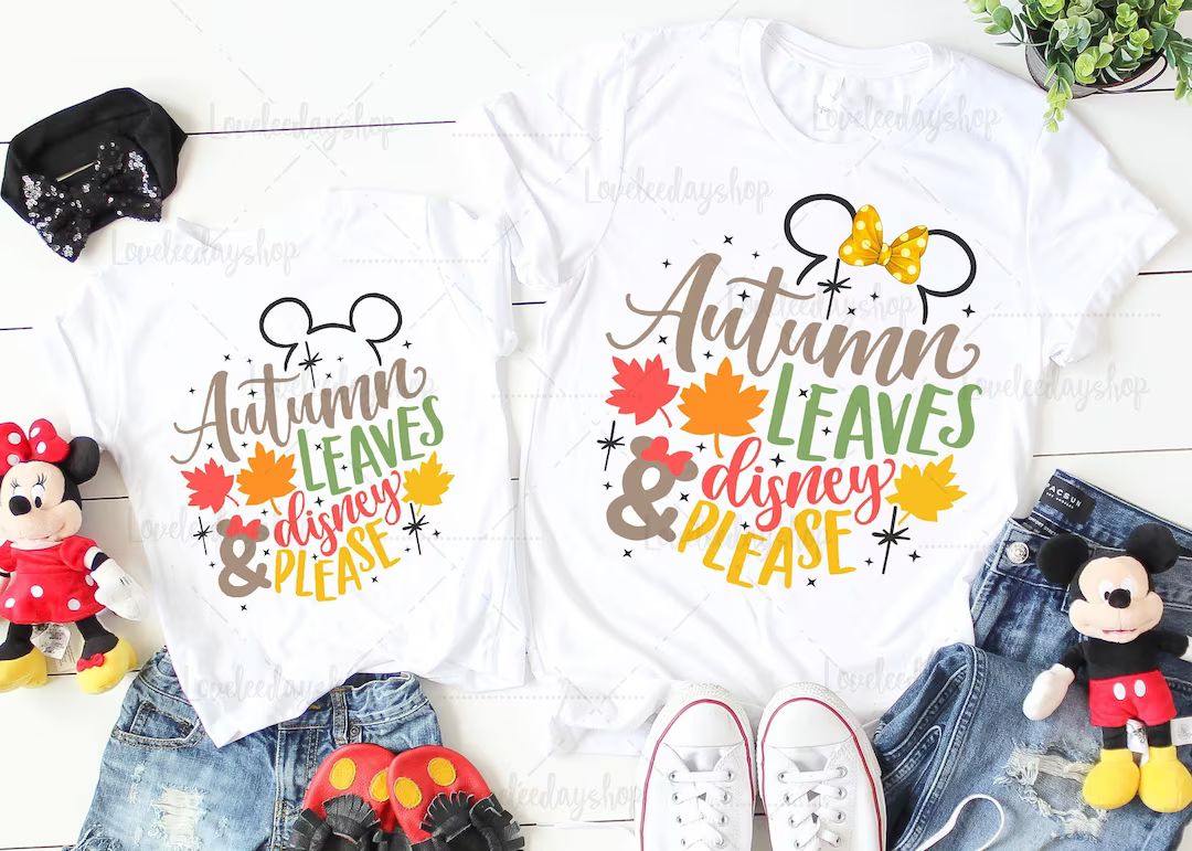Disney Fall shirt, Disney family shirts, Disney Custom shirt, Disney group shirts, Minnie Hallowe... | Etsy (US)