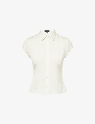 Cap-Sleeve Silk Blouse | Selfridges